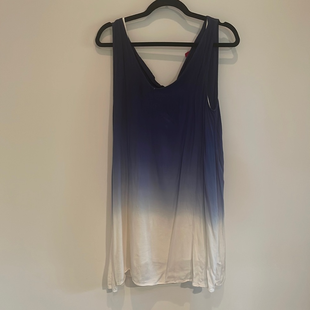 Blue dress with liner